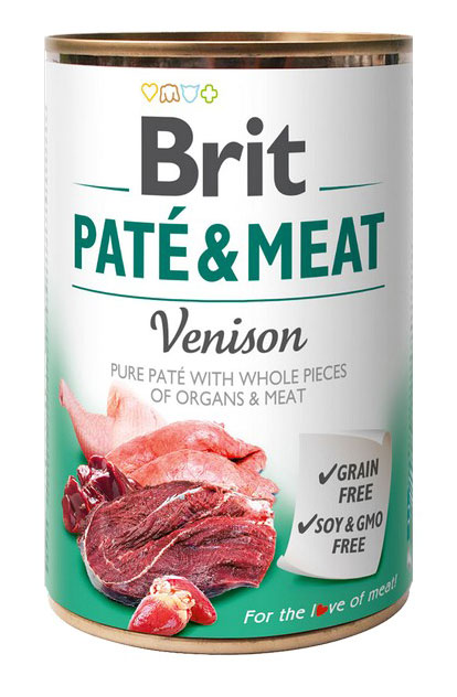 Brit Paté & Meat - Venison konzerva 800g