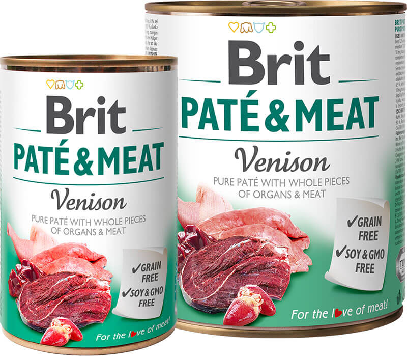 Brit Paté & Meat - Venison konzerva 800g