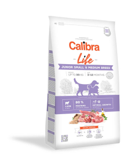 Calibra Dog Life Junior Small & Medium Breed Lamb 12kg
